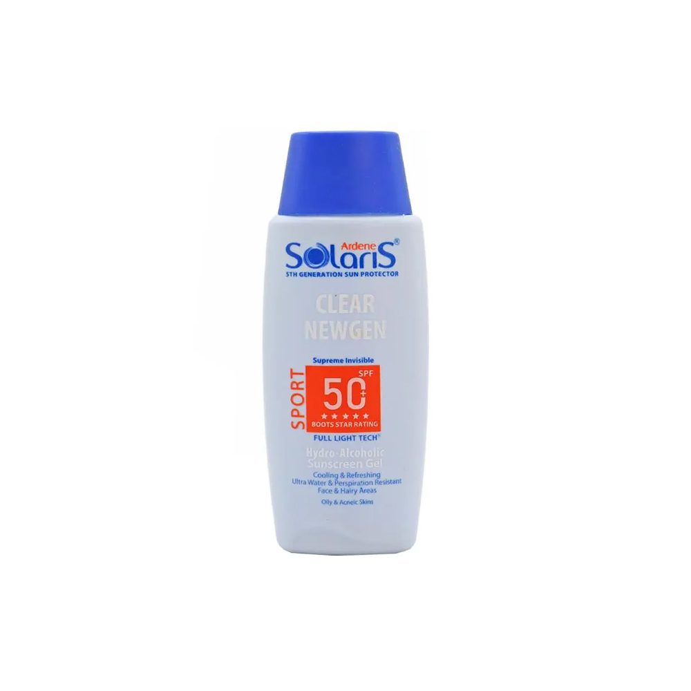 ژل کرم ضد آفتاب آردن مناسب برای پوست چرب و جوش دار SPF 50 مدل Clear Newgen